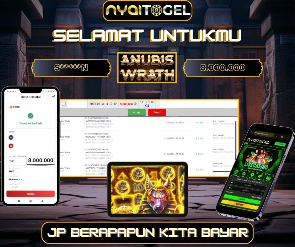 bukti jp slot