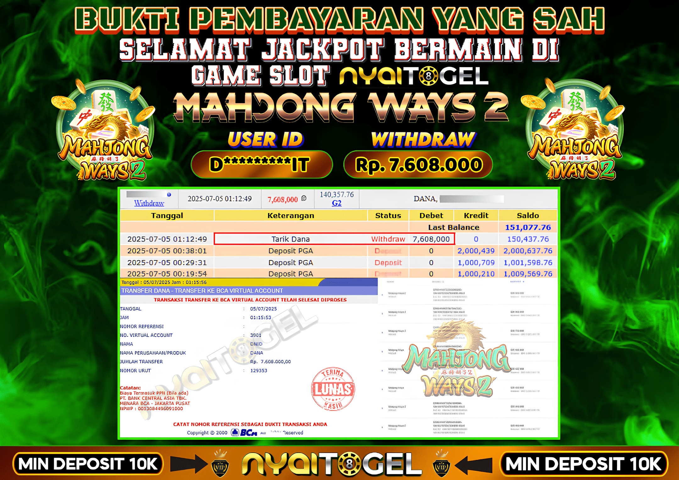 NYAITOGEL Bukti Jackpot Slot