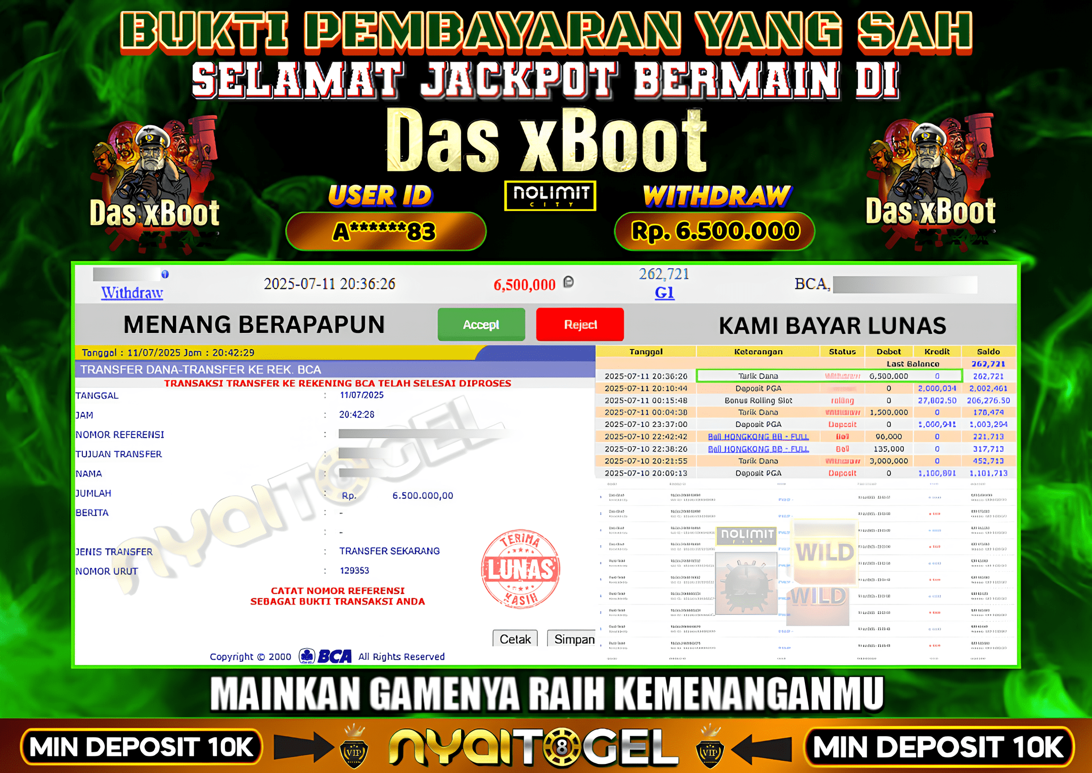 NYAITOGEL Bukti Jackpot Slot