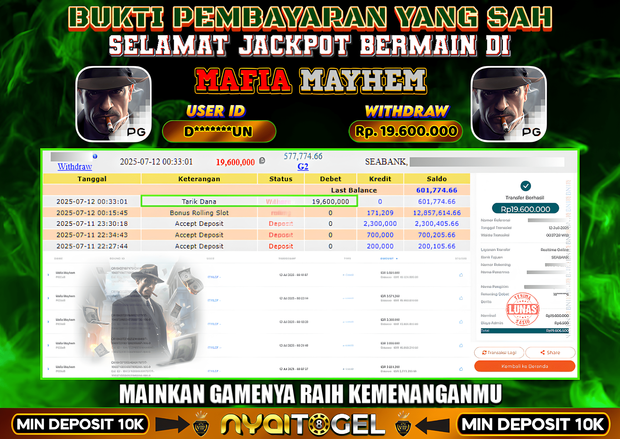 NYAITOGEL Bukti Jackpot Slot