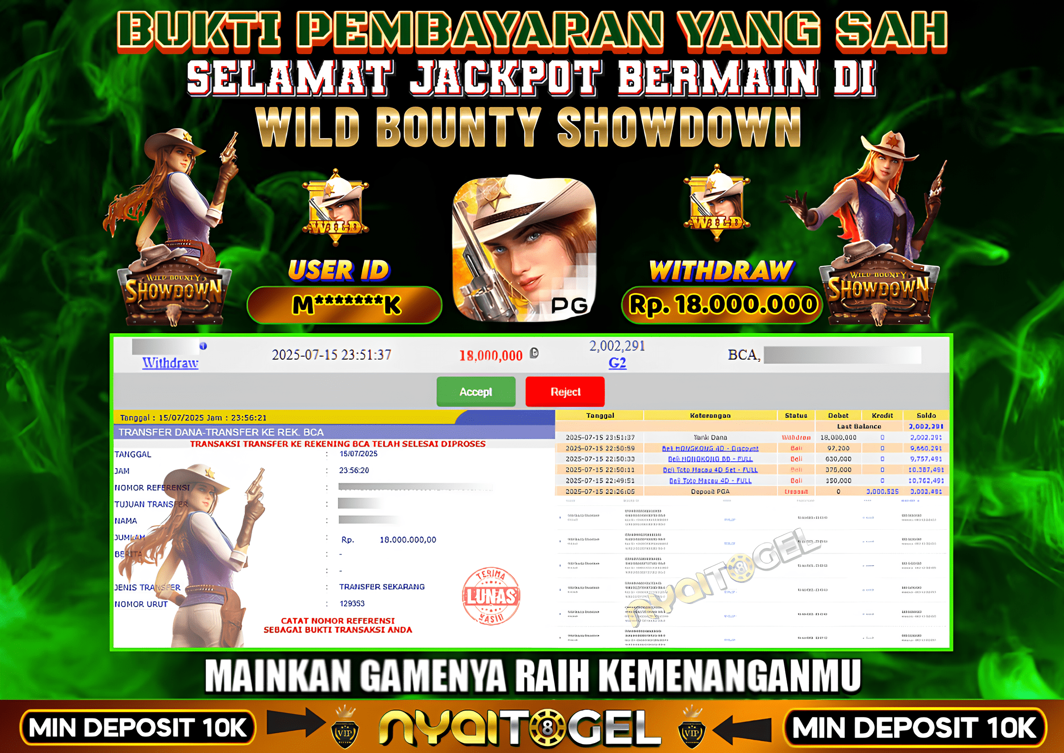 NYAITOGEL Bukti Jackpot Slot