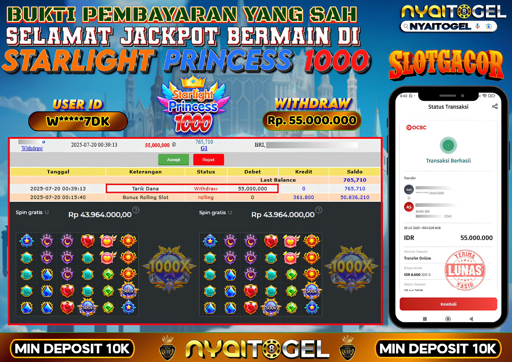 NYAITOGEL Bukti Jackpot Slot