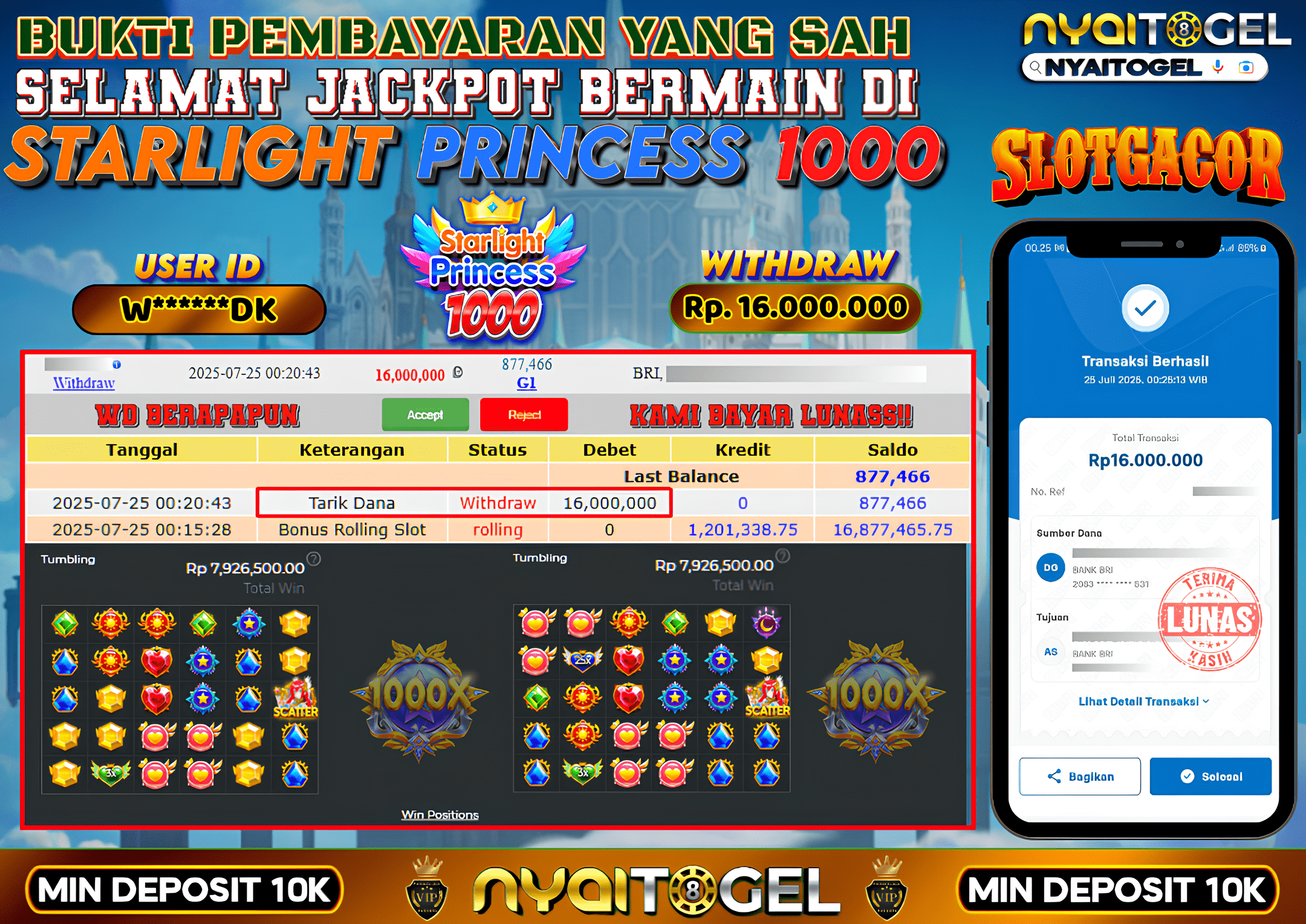 NYAITOGEL Bukti Jackpot Slot