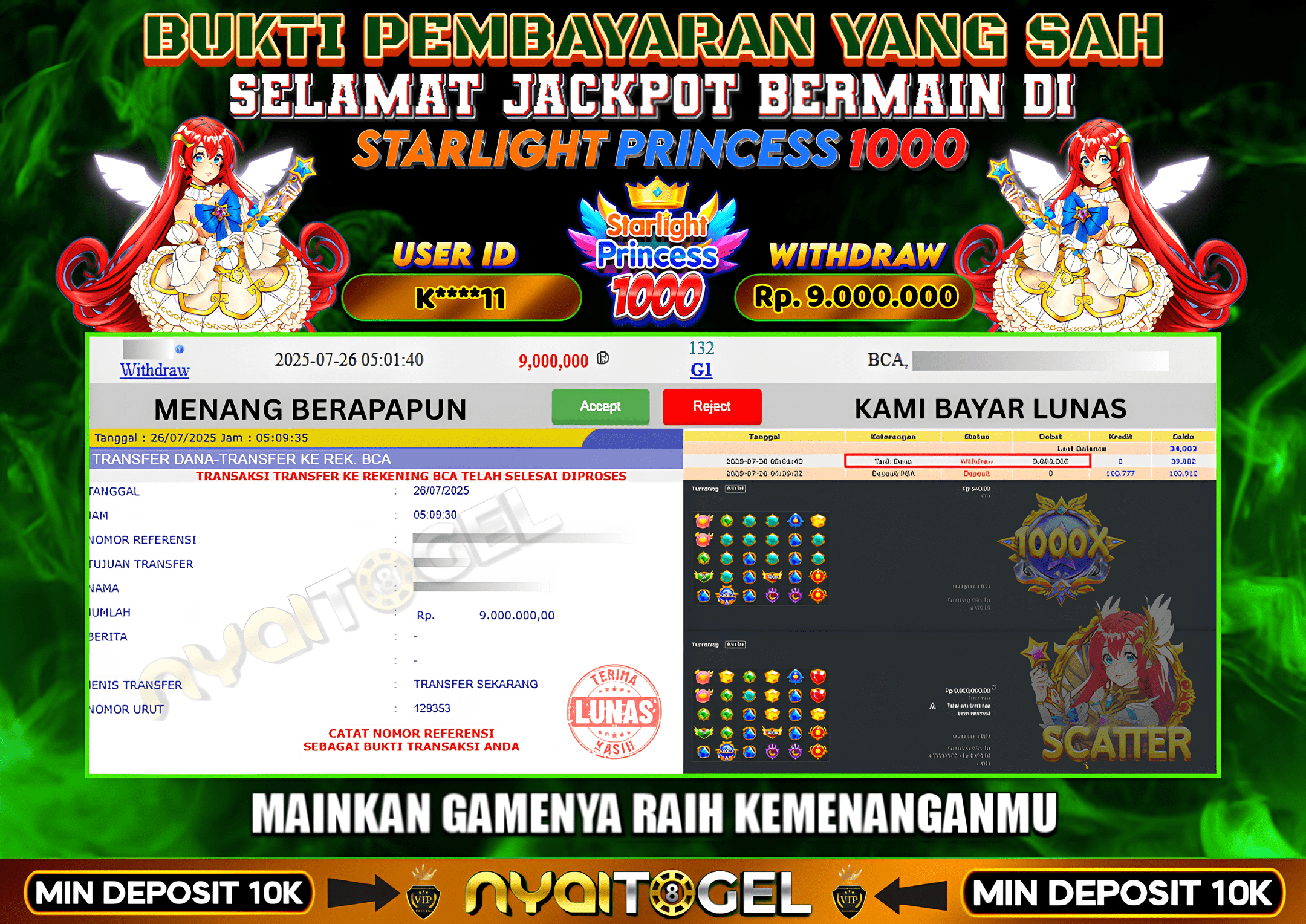 NYAITOGEL Bukti Jackpot Slot