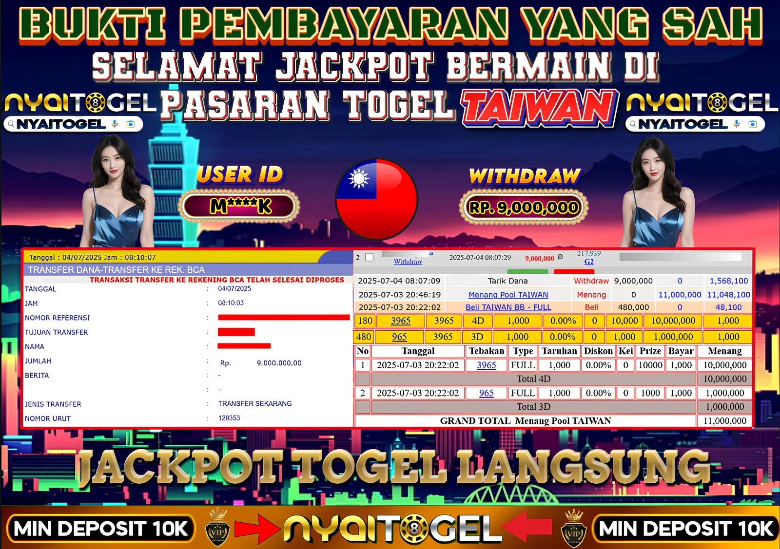 bukti jp togel