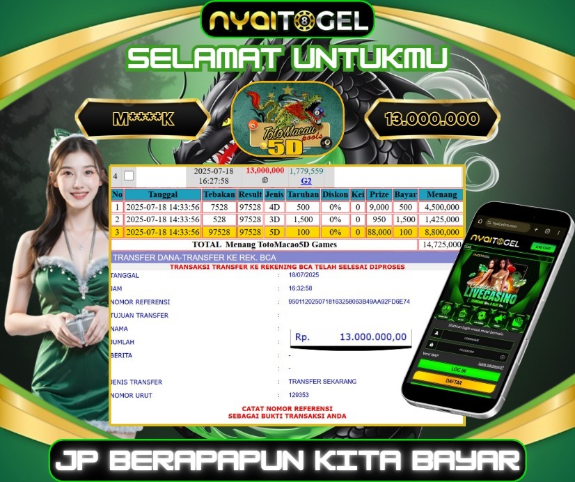bukti jp togel