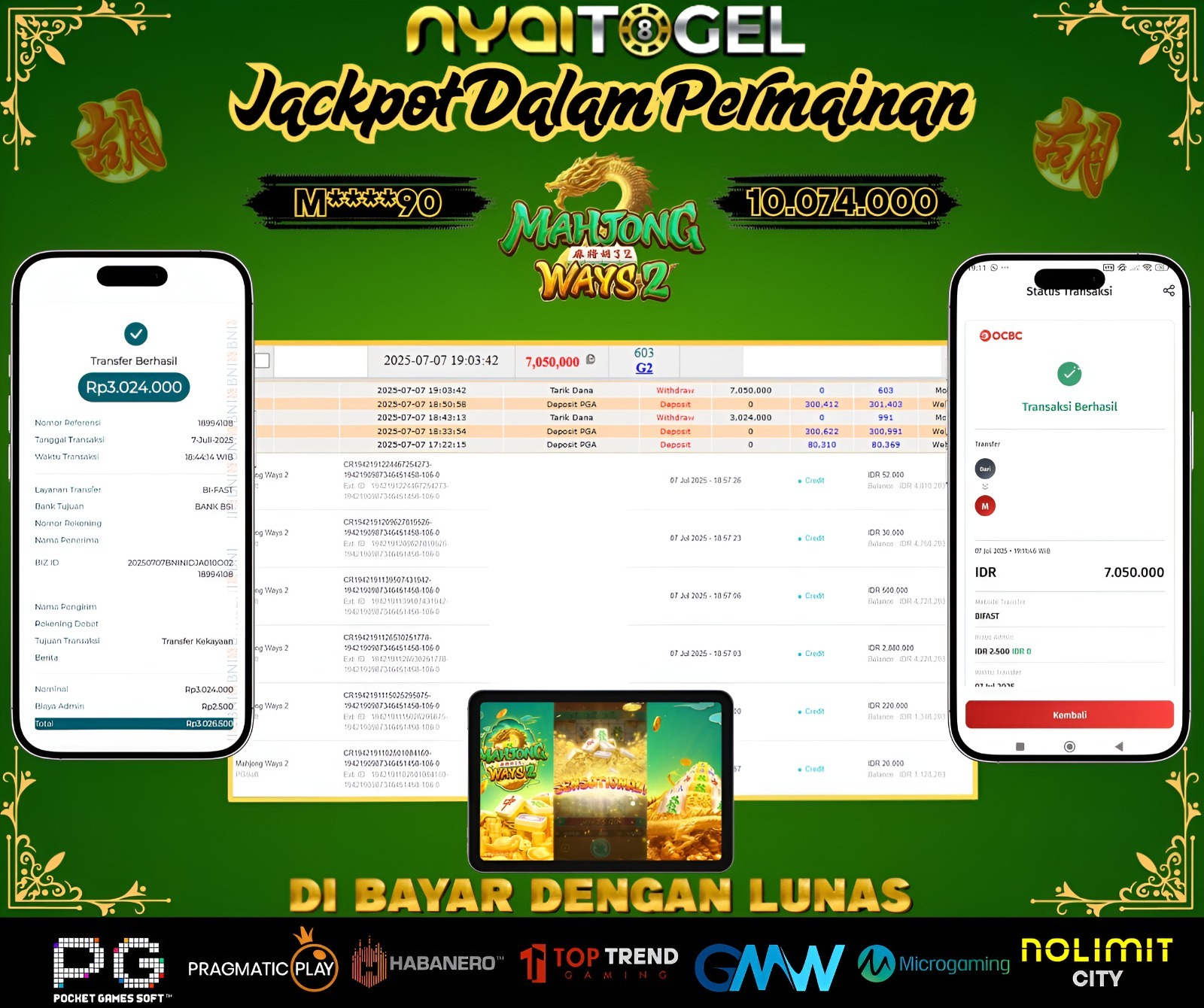NYAITOGEL Bukti Jackpot Slot