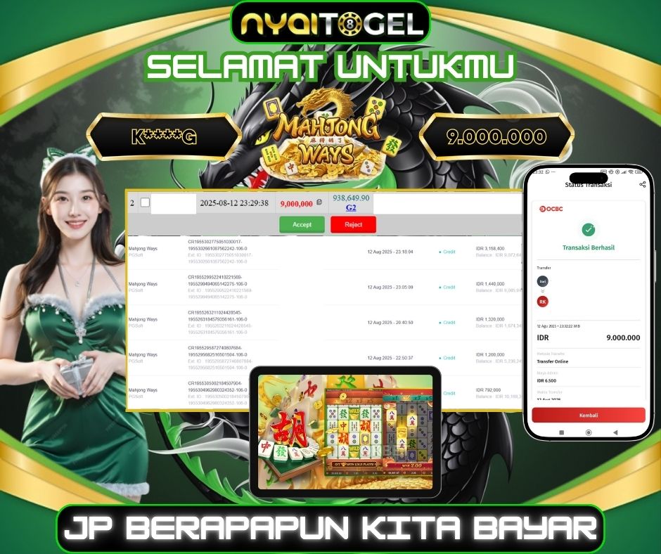 bukti jp slot