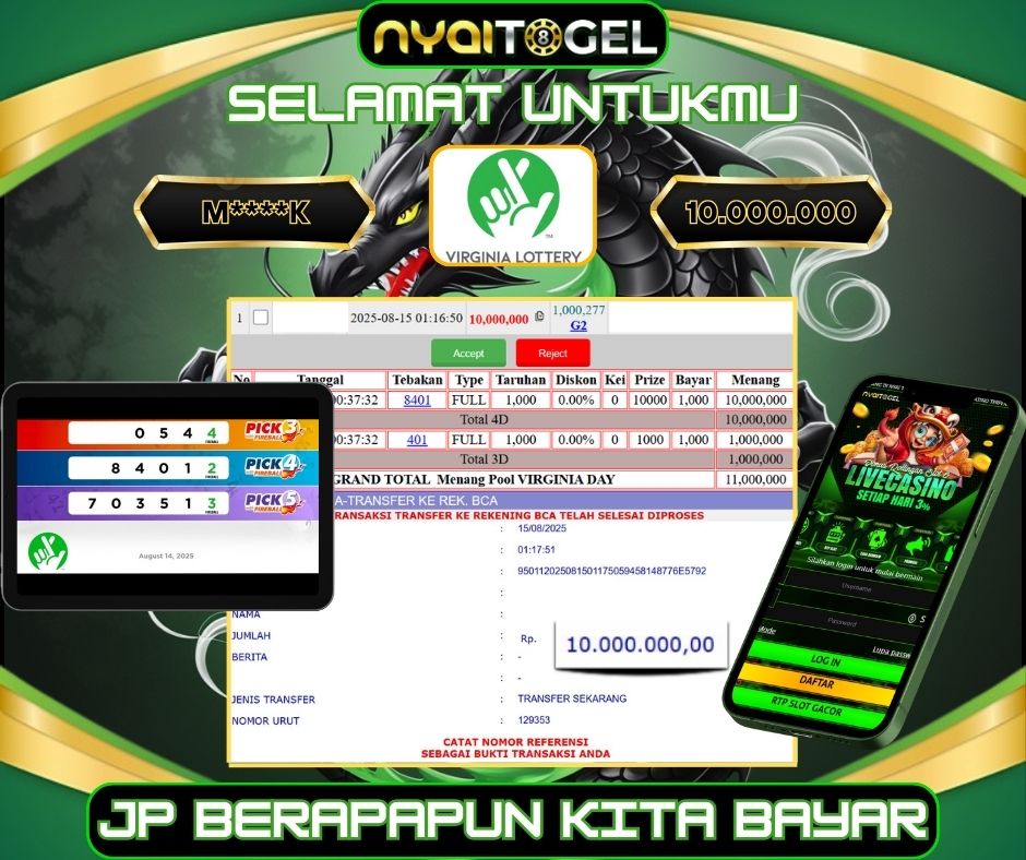 bukti jp togel