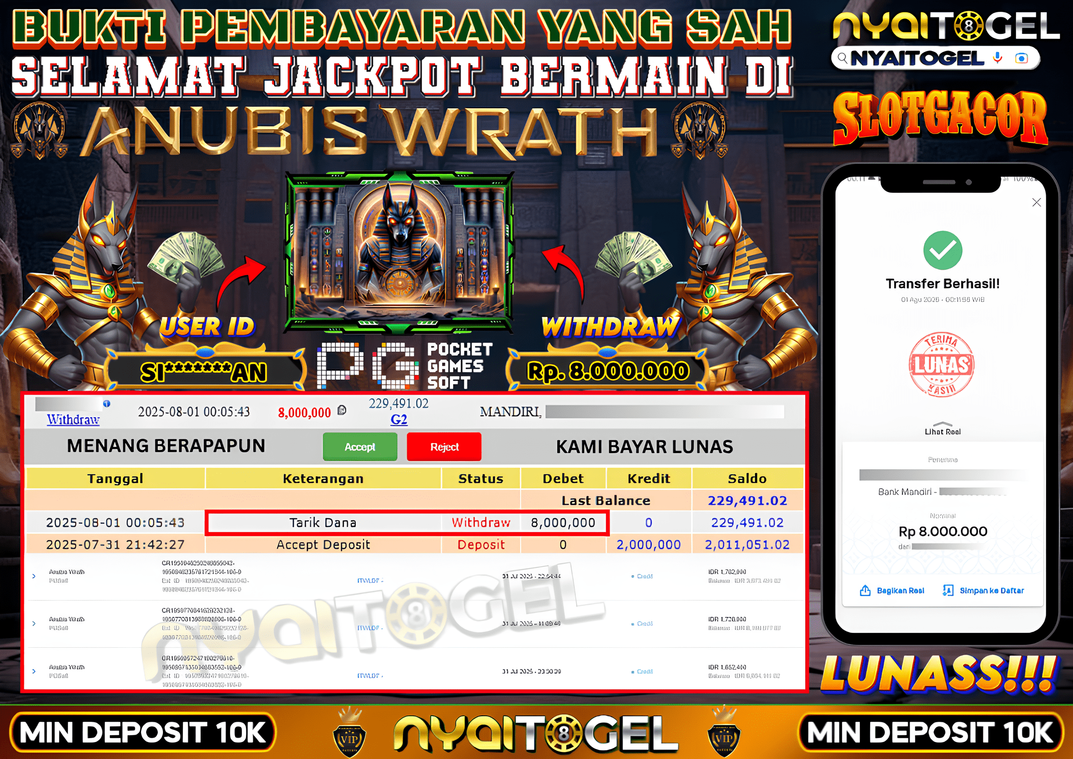 NYAITOGEL Bukti Jackpot Slot