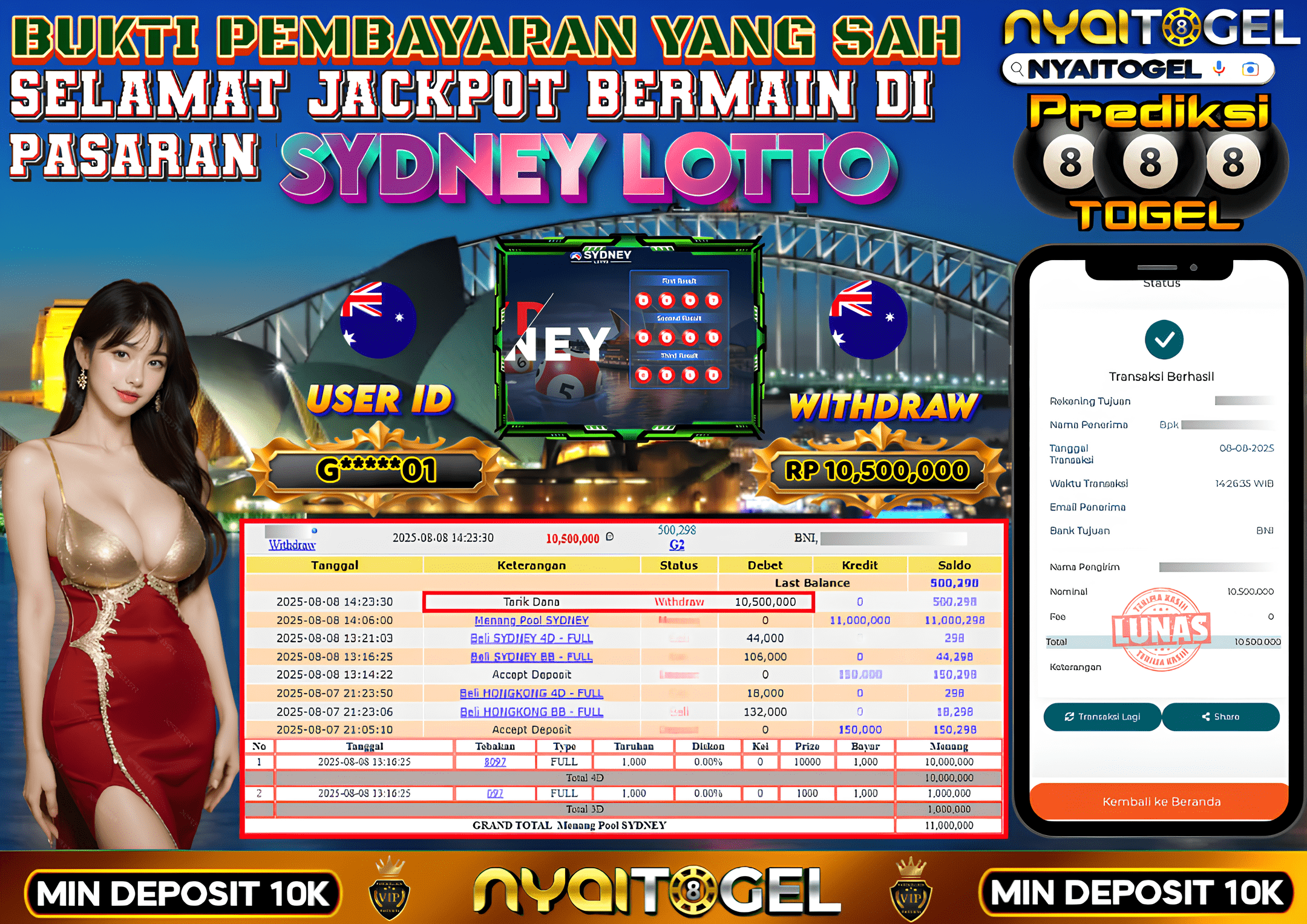 NYAITOGEL Bukti Jackpot Togel