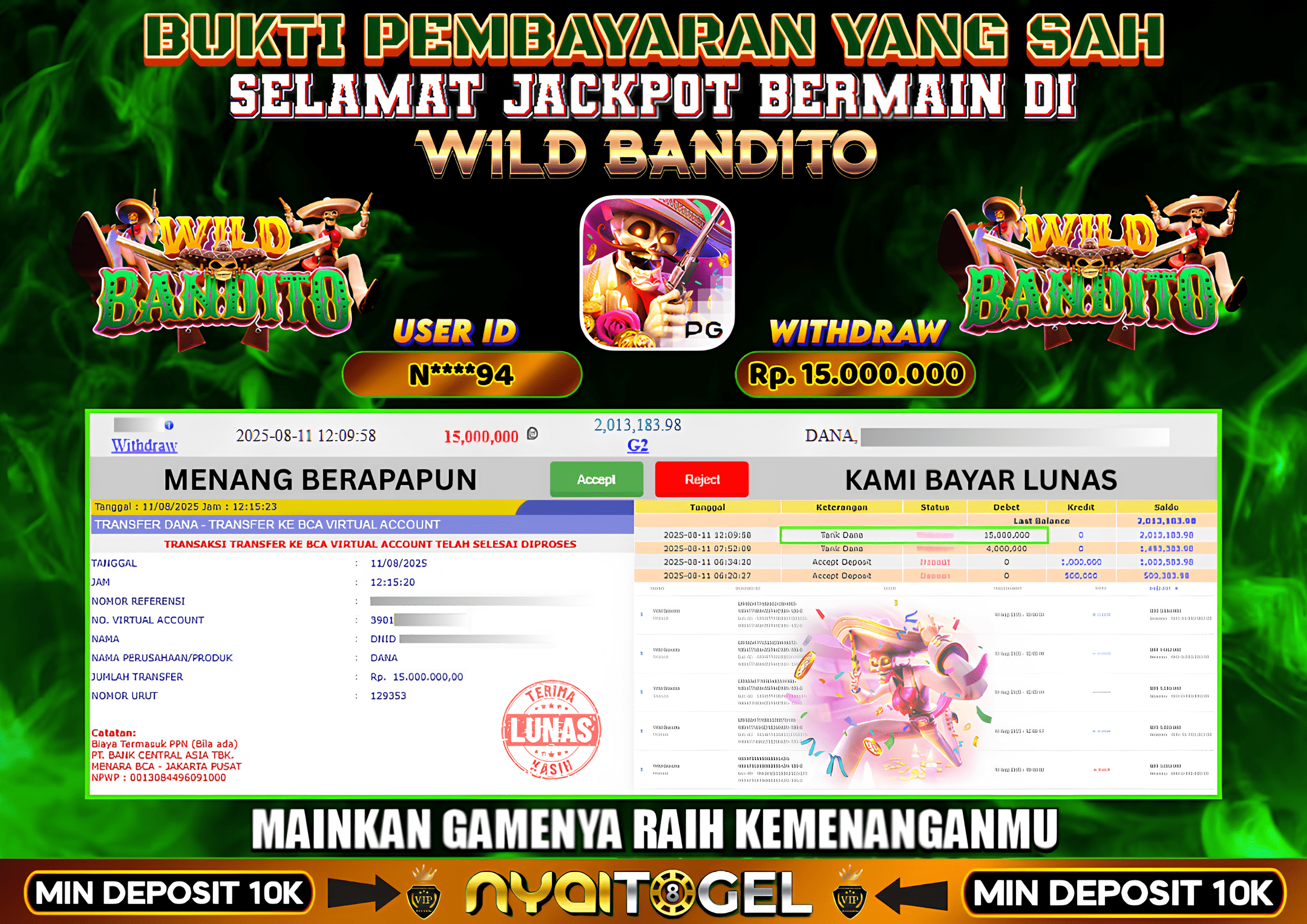 NYAITOGEL Bukti Jackpot Slot