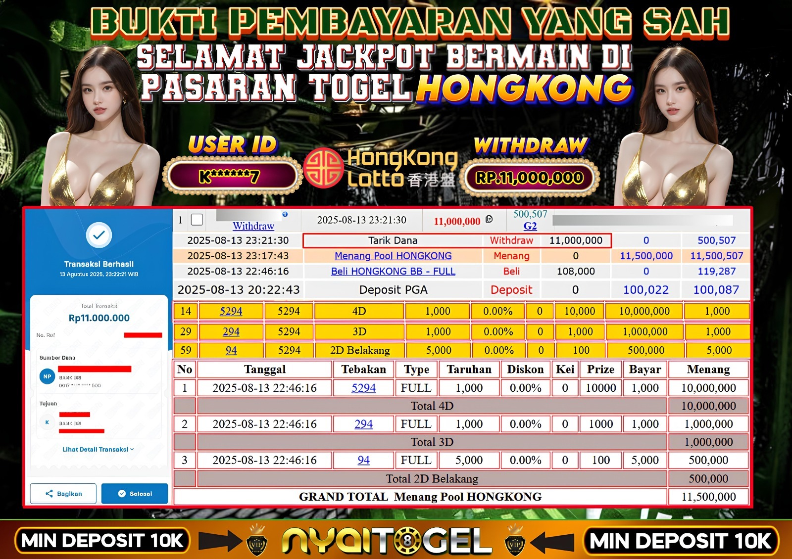 bukti jp togel