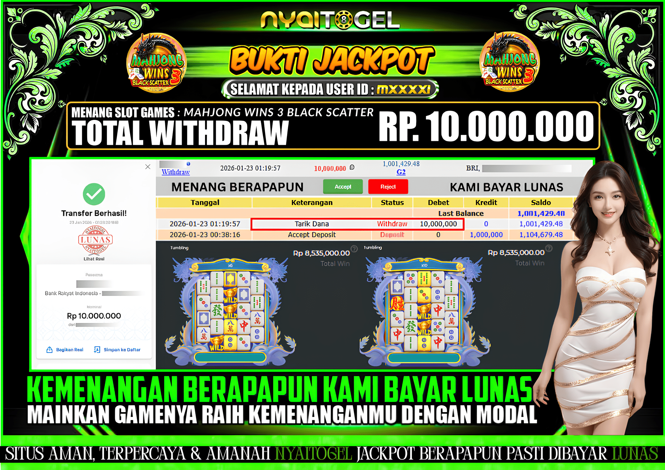 NYAITOGEL Bukti Jackpot Slot