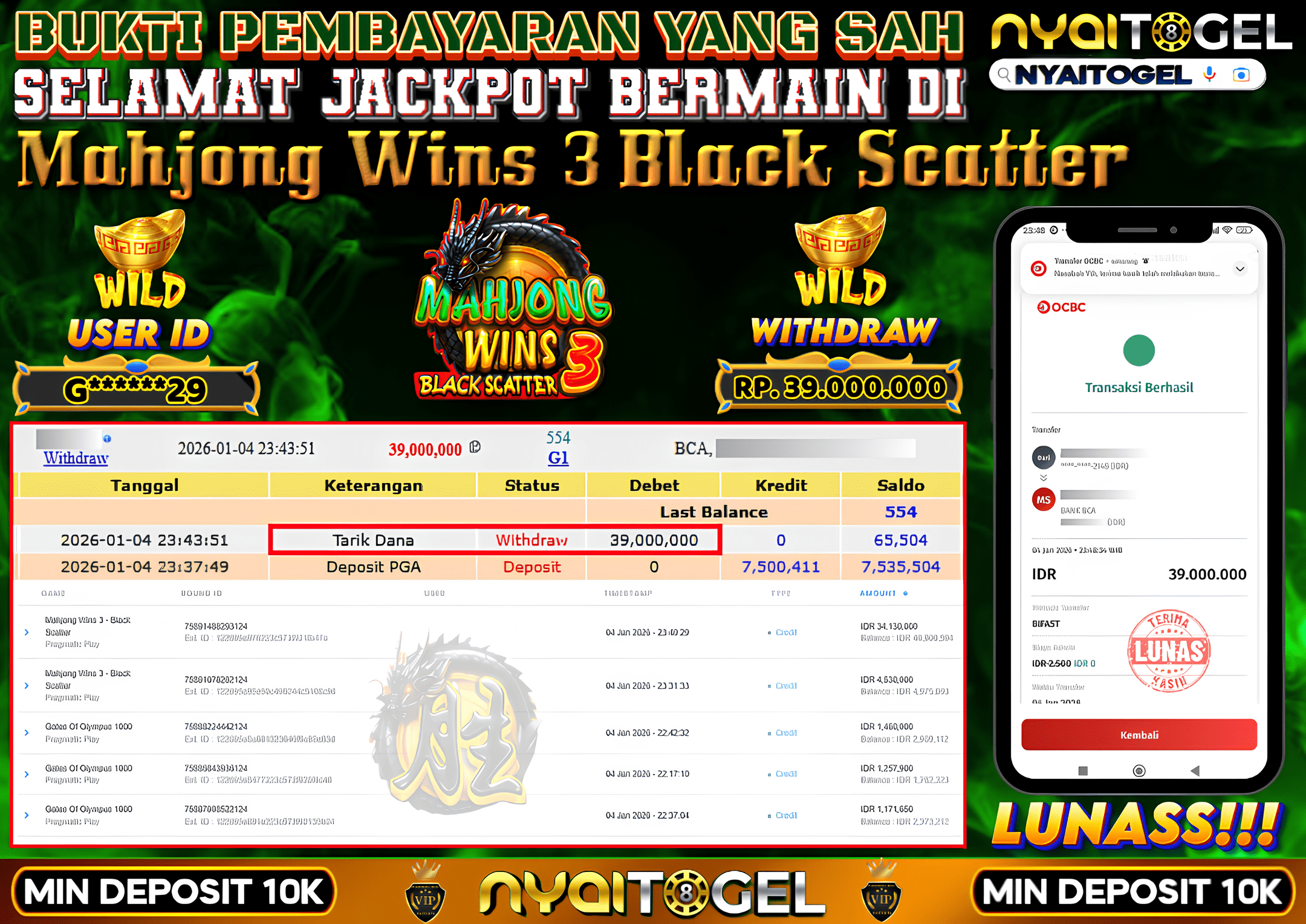 NYAITOGEL Bukti Jackpot Slot