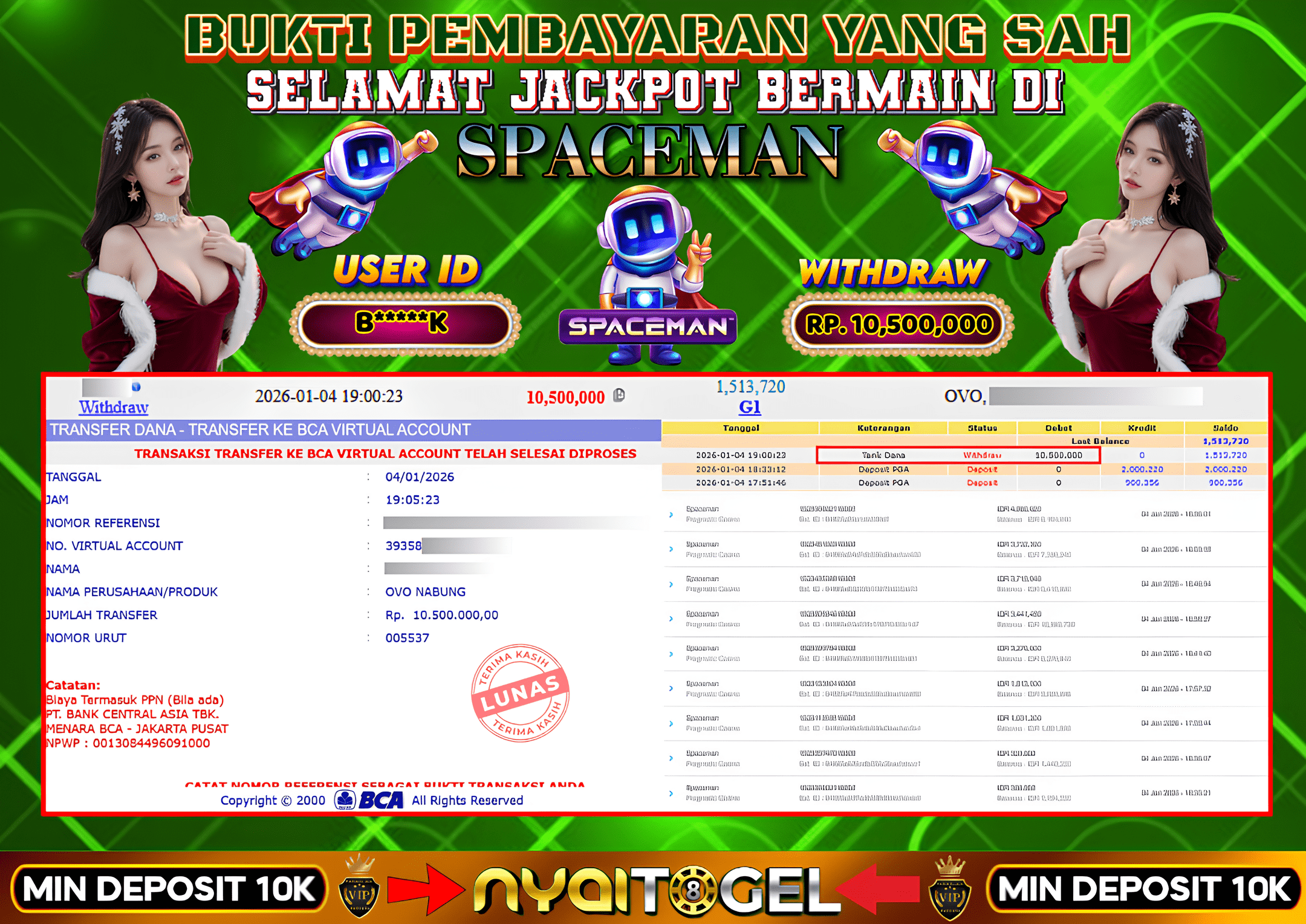 NYAITOGEL Bukti Jackpot Slot