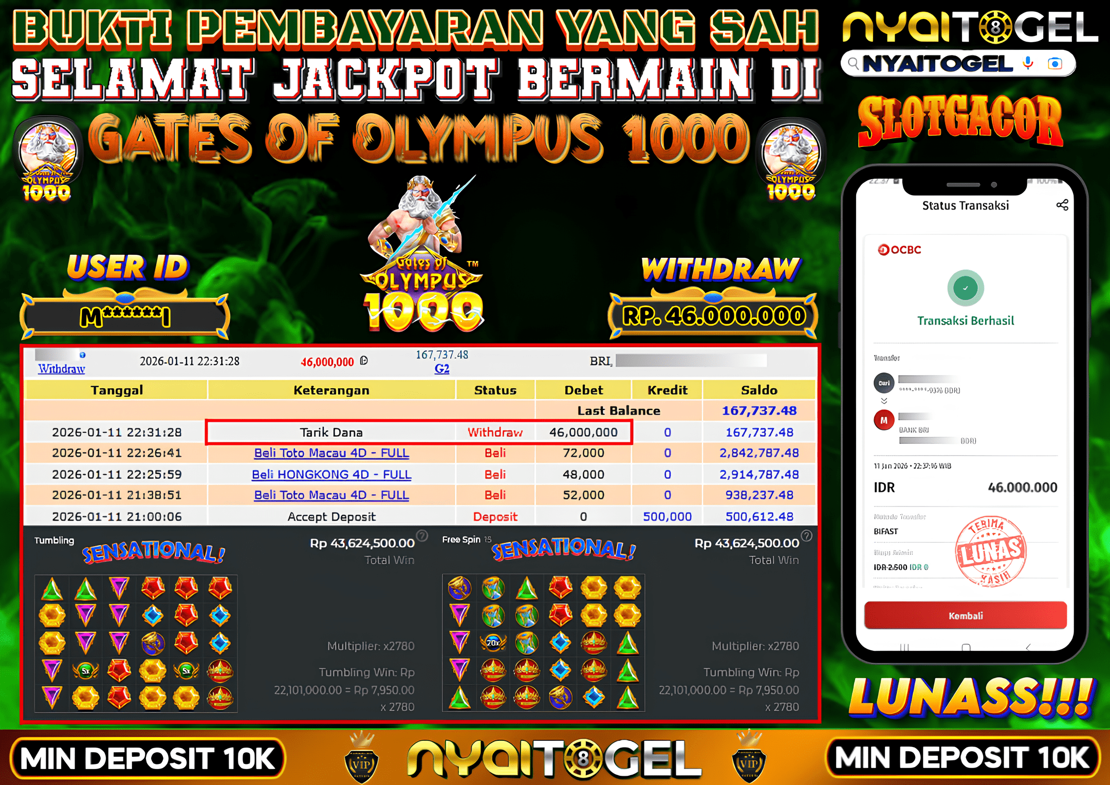 NYAITOGEL Bukti Jackpot Slot