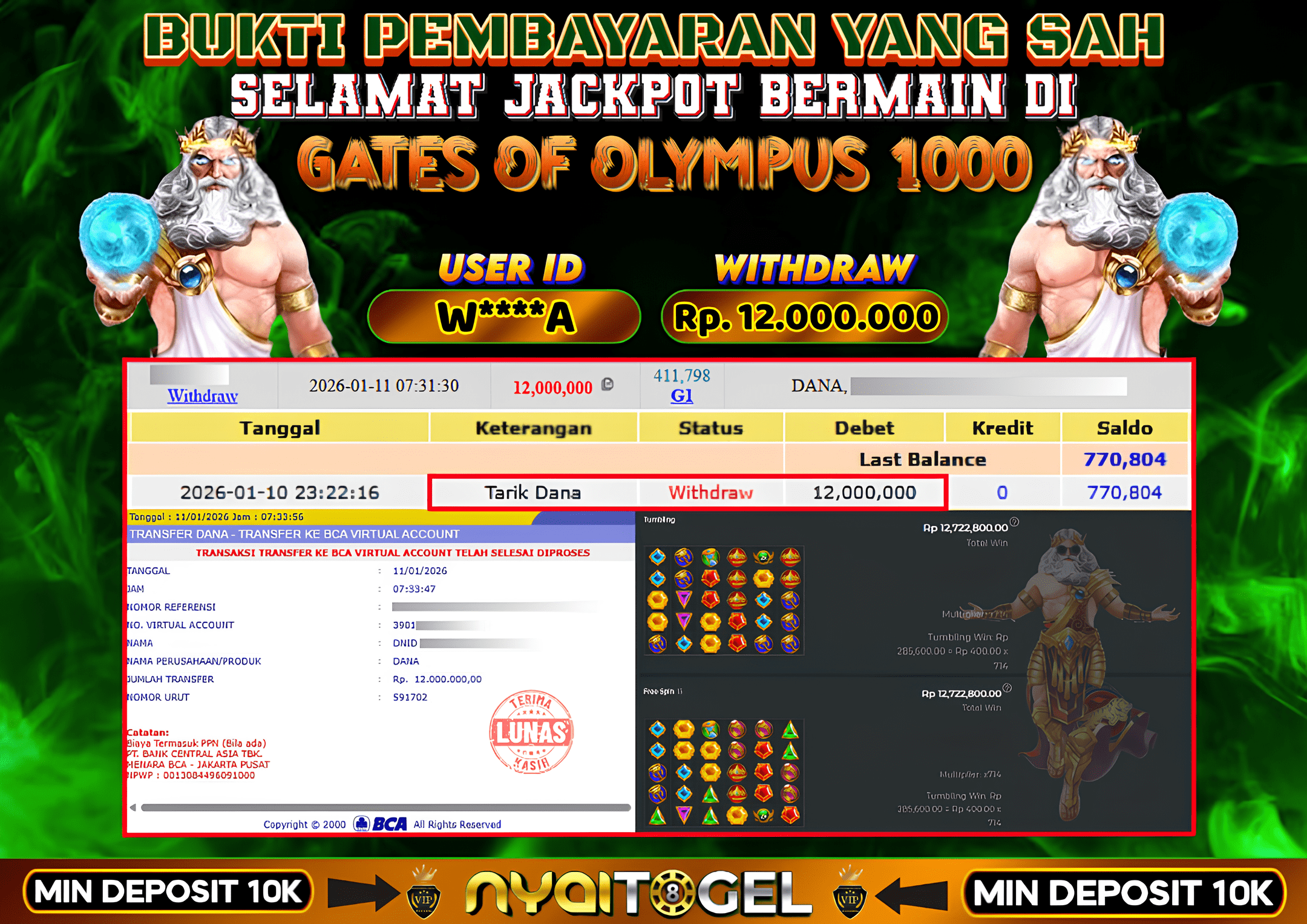 NYAITOGEL Bukti Jackpot Slot