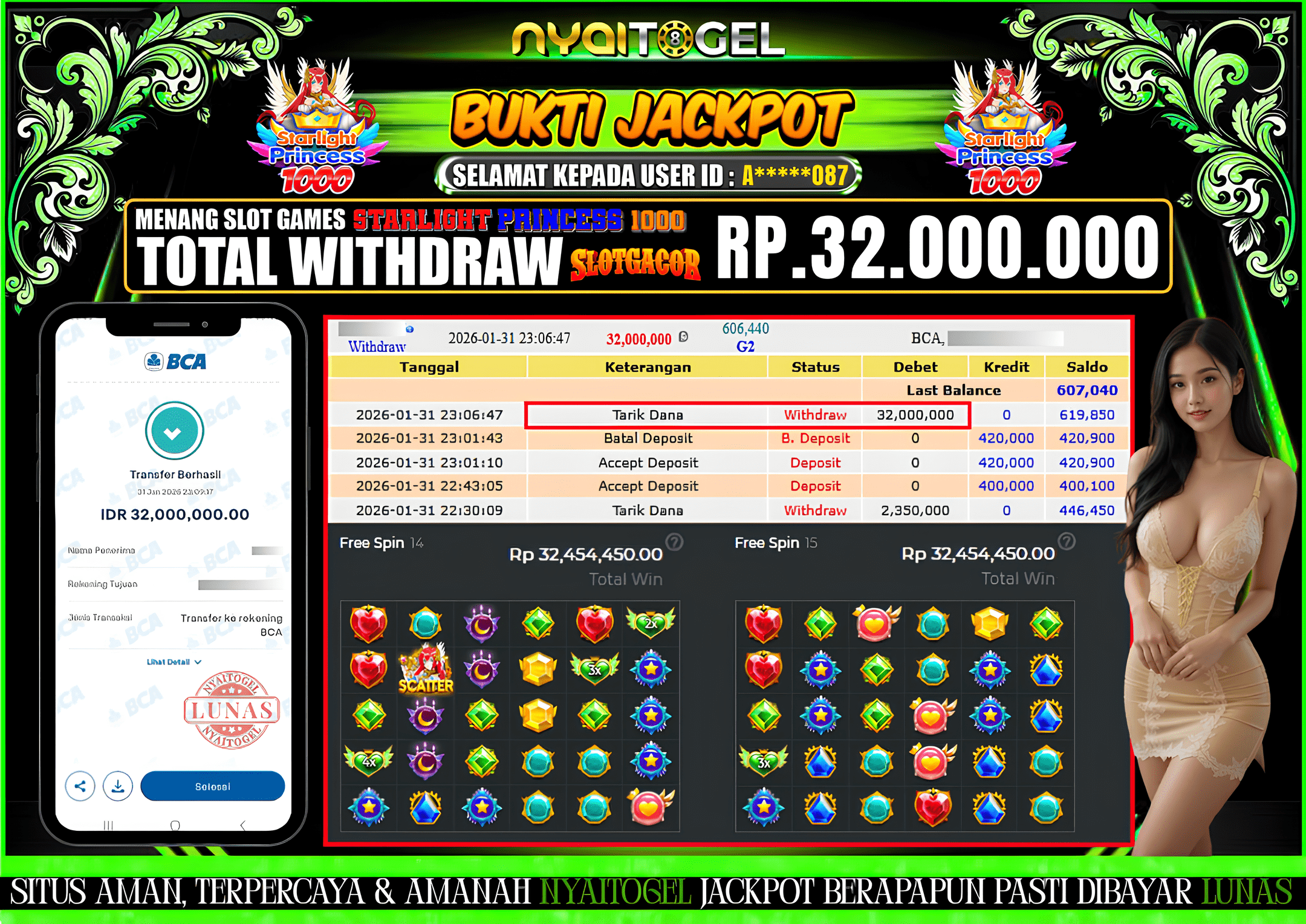 NYAITOGEL Bukti Jackpot Slot