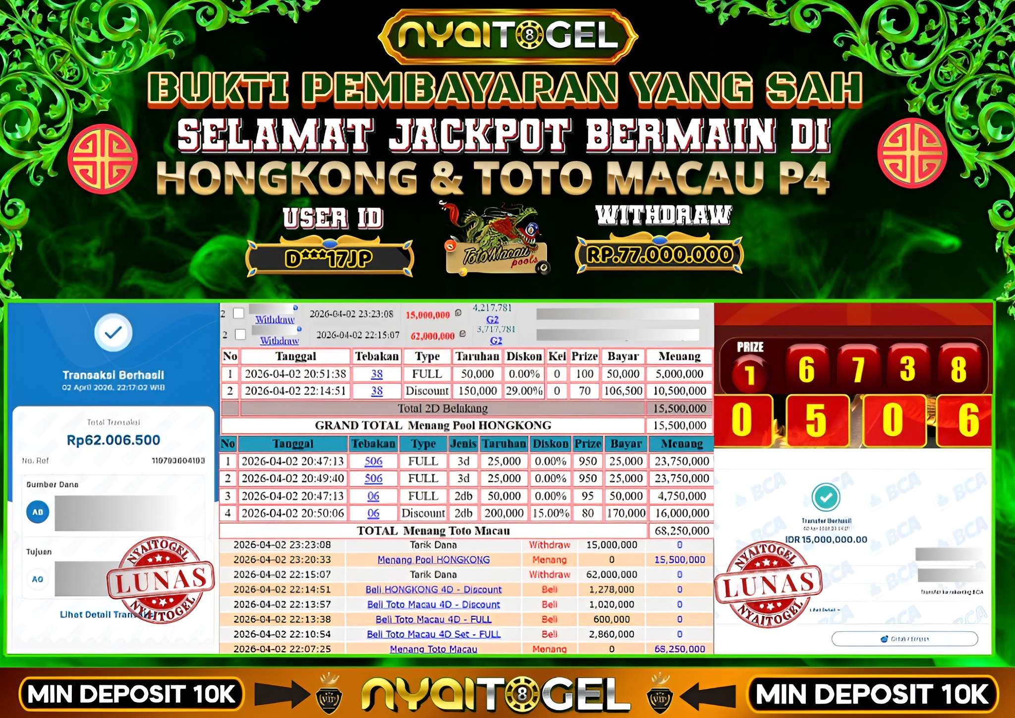 Bukti Jp Togel