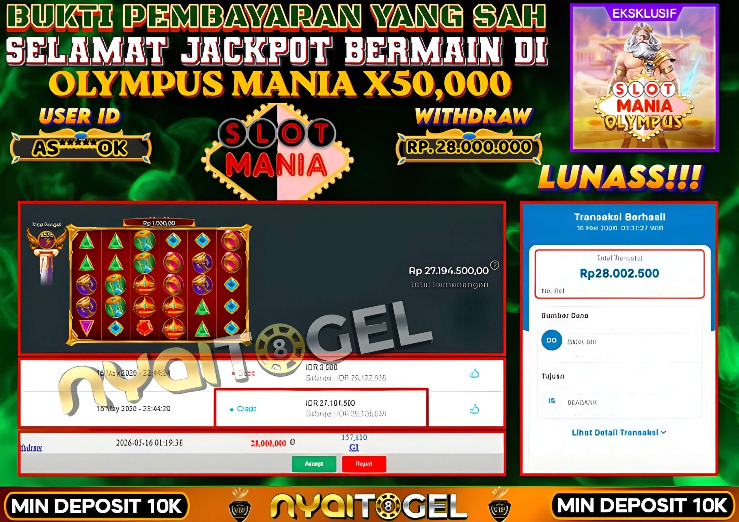 Bukti Jp Slot